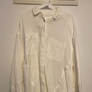 Free People Soft Button Up